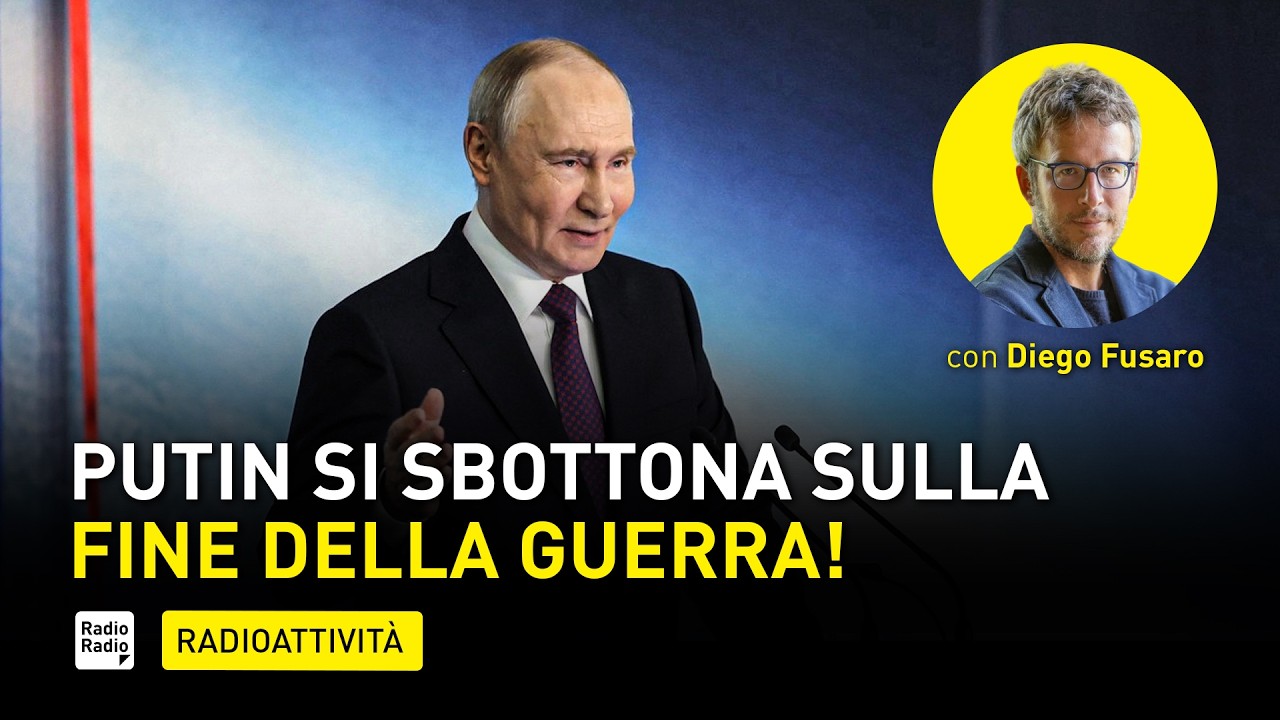 PUTIN svela le carte sulla FINE DELLA GUERRA e nomina il mediatore (che fa già discutere l'Europa)
