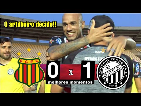 Gols e lances de Sampaio Corrêa x Operário