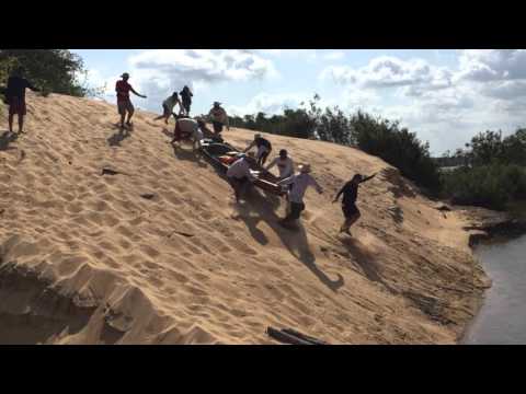 Fording the Xingu River (Riu Xingu)