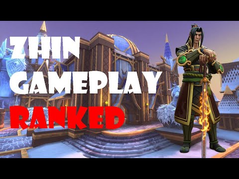 Paladins Zhin Ranked Gameplay - Against 4 tanks and 1 support