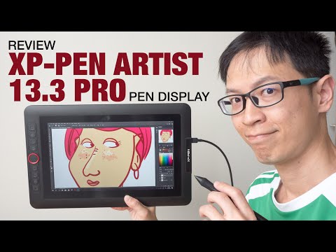 XPPen Grafinis planšetinis kompiuteris XP-Pen Artist 13.3 Pro video