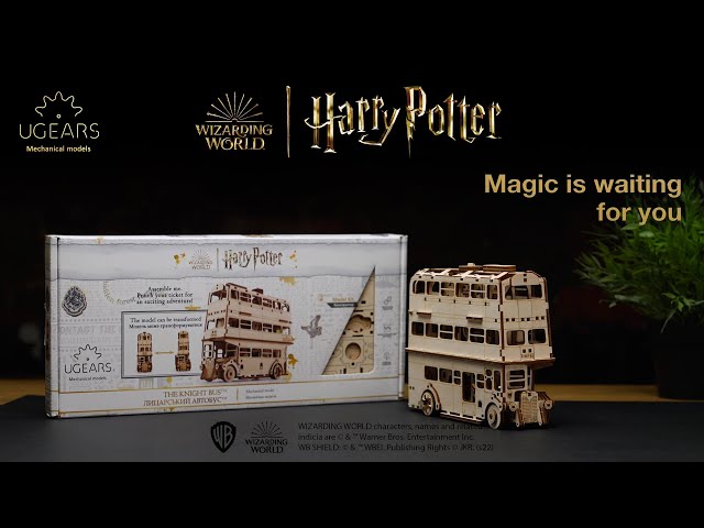Video teaser for Ugears Knight Bus™ | Harry Potter series | Assemble me. Punch your ticket for an exciting adventure!