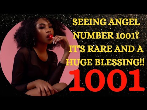 1001 ANGEL NUMBER.... IF YOU'RE SEEING IT, IT'S RARE AND A HUGE BLESSING! @sourceinsights #1001