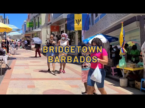 Bridgetown Barbados streets Walk