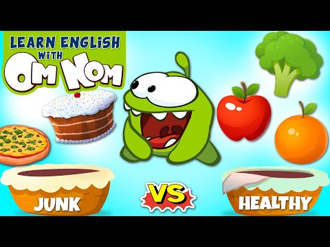 Junk Food vs Healthy Food | What Will Om Nom Choose?