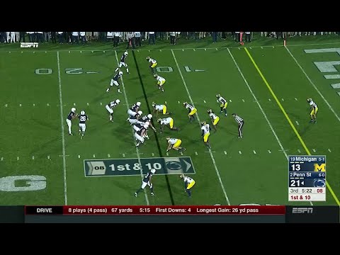 Trace McSorley's 13-Yard Touchdown vs. Michigan