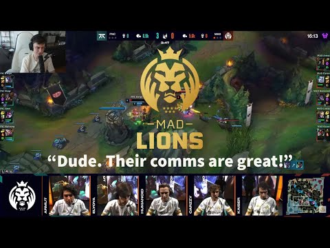 Caedrel Reacts To MAD's Voice Comms!!