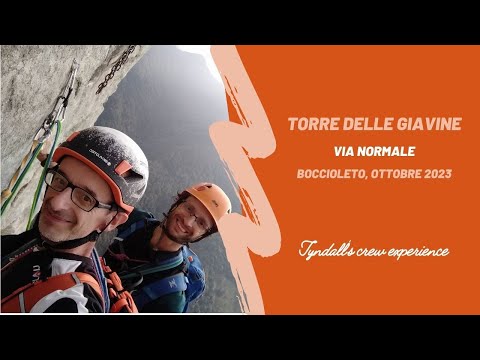 Arrampicata: Torre delle Giavine - via normale - Boccioleto -Vc-