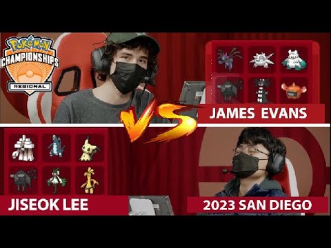 VGC James Evans Vs Jiseok Lee 2023 San Diego Regional Championship Top8 Pokemon Scarlet & Violet