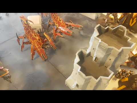 Apocalypse Battle Report - 10,000 points - 8th Edition - Chaos VS Imperium