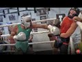 DEVIN HANEY SPARRING! PUTS THE HURT ON SPARRING PARTNER WITH HOOKS & BODY SHOTS IN CAMP!