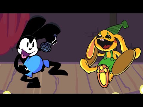 VS Bunzo Bunny but SWAPPED Oswald | FNF Musical Memory