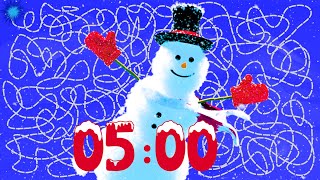 Download lagu 5 Minute Timer [Winter Snowman] ☃️ mp3