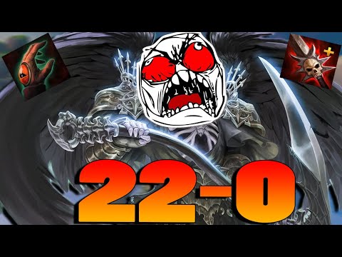 I WENT THE 22-0 BUILD IN CONQUEST AS TOXIC AS POSSIBLE - SMITE RAGE MONTAGE