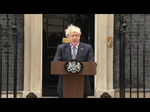 UK's Boris Johnson Steps Down as Prime Minister