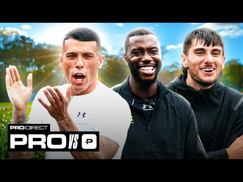 TOTTENHAM'S PEDRO PORRO TAKES ON DANNY AARONS & HARRY PINERO ⚔️ PRO VS PRO:DIRECT 👀