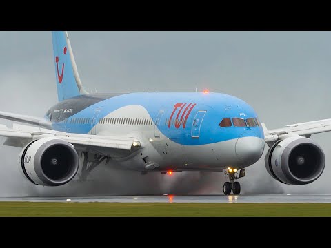 60 MINUTES AIRPLANES ONLY - A380, B747, Crosswind Landing - Aviation Highlights of January (4K)