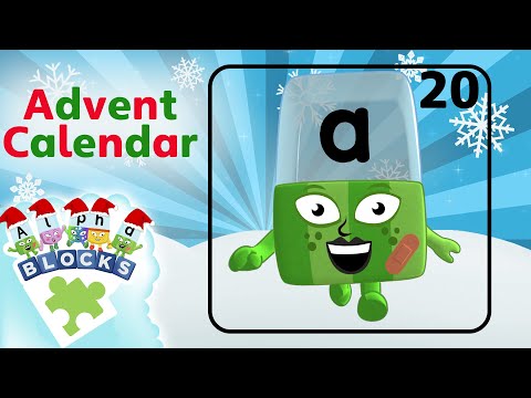 Alphablocks #Christmas Calendar! - A ? | Video Advent Calendar | Learn to Read