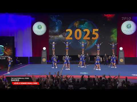 The California All Stars SMOED - L6 Senior Small Coed Finals The 2025 Cheerleading Worlds WITH SOUND
