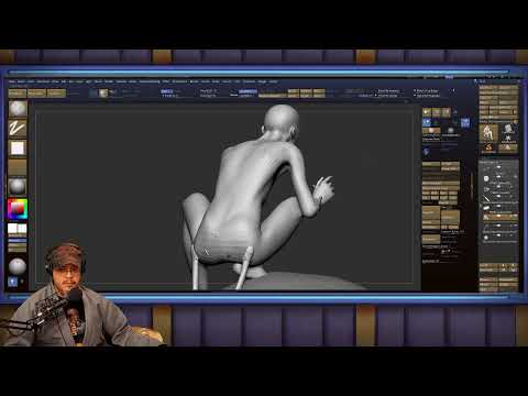 Sculpting Female Torso Anatomy #ZBHO #Zbrush #Sculpting
