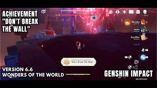 [Genshin Impact Achievement] "Don't Break The Wall": Evade The Constraints Of The Barrier By Dottore