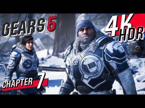 [4K HDR] GEARS 5 (Experienced / 100%) Walkthrough part 7 - Act 2: Forest for the Trees