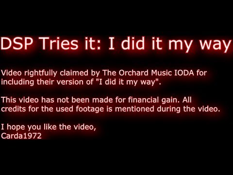 DSP tries it: I did it MY way (popularized by Frank Sinatra) Performed by Pop du Monde Orchestra