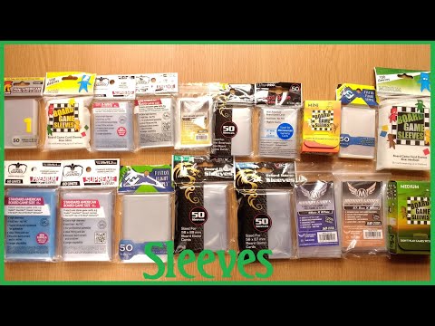 Sleeving your Arkham Horror Third Edition (3rd) Game Cards - All 3 sizes.