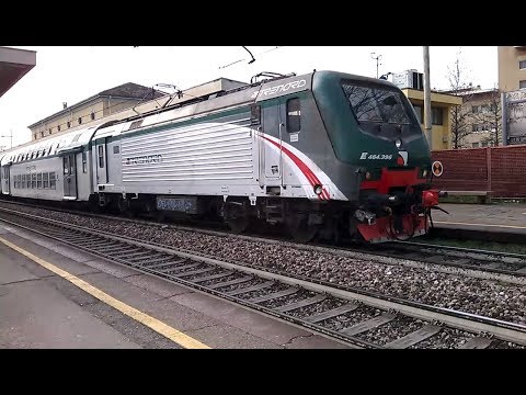 E464 396+5 2 piani Trenord - Milano Greco - 08/02/2018