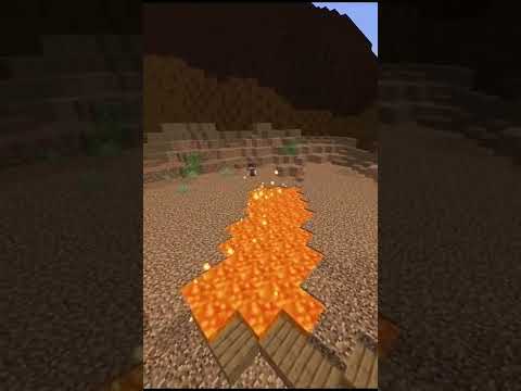 Earth Bending in Minecraft #shorts