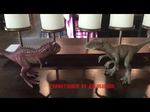 Closet Dinosaur Battles Season 1 Episode 11: Carnotaurus vs Allosaurus