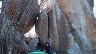 Video thumbnail de Problem 16 (Aigle), 6a. Targasonne