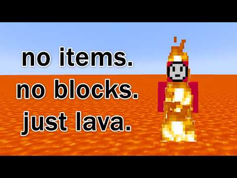Can You Beat Minecraft if the Whole World is Lava?