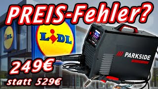 IRRE!? LIDL Schweißgerät zum Dumpingpreis! mit Profi-Funktion