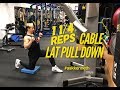 Body Composition Guide | 1 1/4 Reps Cable Lat Pull Down (中文旁白)| #AskKenneth