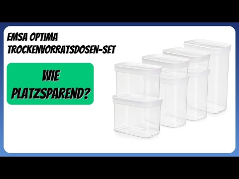BEWERTUNG (2025): Emsa Optima Trockenvorratsdosen-Set. Infos