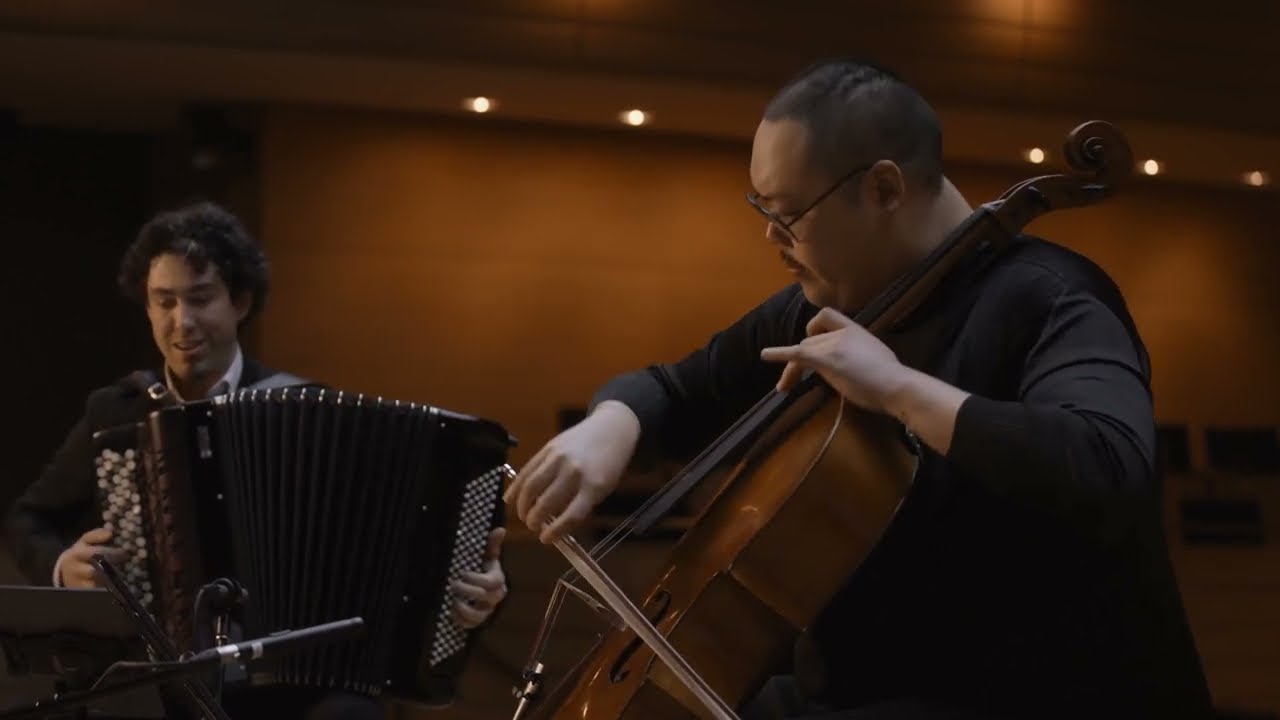G. Faure: Elegie, Op. 24 - Daniel Hamin Go, cello & Michael Bridge, accordion