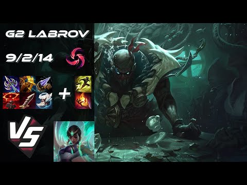 G2 Esports Labrov SUPPORT Pyke vs Karma - EU Challenger Patch 25.S1.6