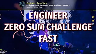 Quickly Unlocking Zero Sum Challenge on Engineer - Risk of Rain 2 Achievement