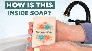 Picture Embed Soap Tutorial (Melt and Pour with Dissolvable Paper)