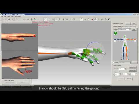 3DXchange5 Tutorial - Adjusting the T-Pose for Ideal Motion Results