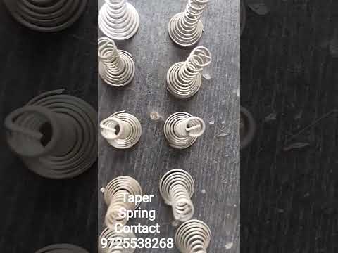 Stainless Steel Taper Spring, Length: 3 inches