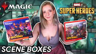 Opening the MtG Marvel Super Heroes Scene Boxes! (Villains Unleashed / Heroes United)