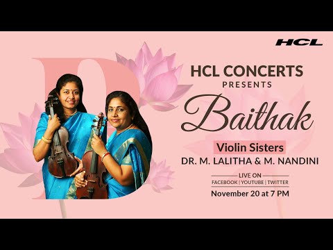 Dr. M. Lalitha and M. Nandini | HCL Concerts presents Baithak - Episode 40