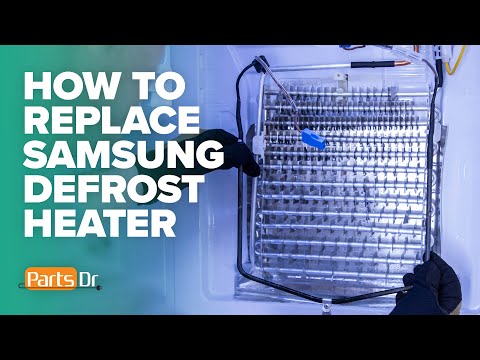 How to replace Samsung refrigerator defrost heater part # DA47-00244U
