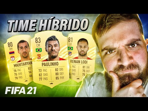 TIME HÍBRIDO BOM E BARATO PARA INICIAR O FIFA 21 ULTIMATE TEAM!