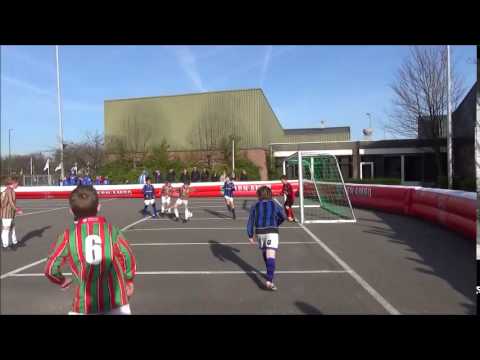 hakbal Floris Pronk DSO JO11-2 op AJAX toernooi 2016-2017