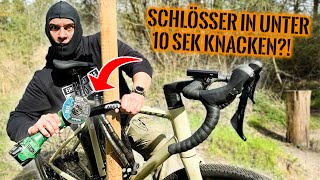 DAS GEHT GEFÄHRLICH SCHNELL! Fahrradschloss in unter 10 Sekunden mit Flex knacken? | Survival Mattin