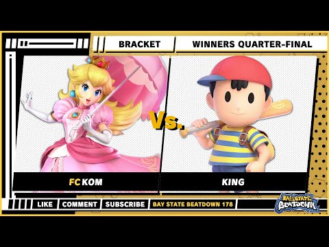 Bay State Beatdown 178 - KOM (Peach) VS King (Ness) - Super Smash Bros. Ultimate - SSBU Singles