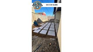 24 × 24 Concrete Pavers Large-format concrete pavers